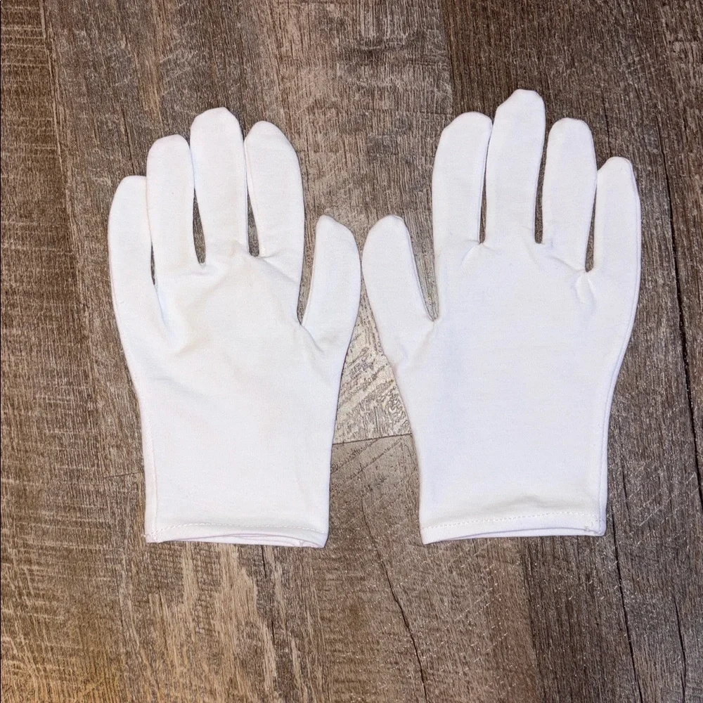 Unbranded White Church Dress Up Short Gloves